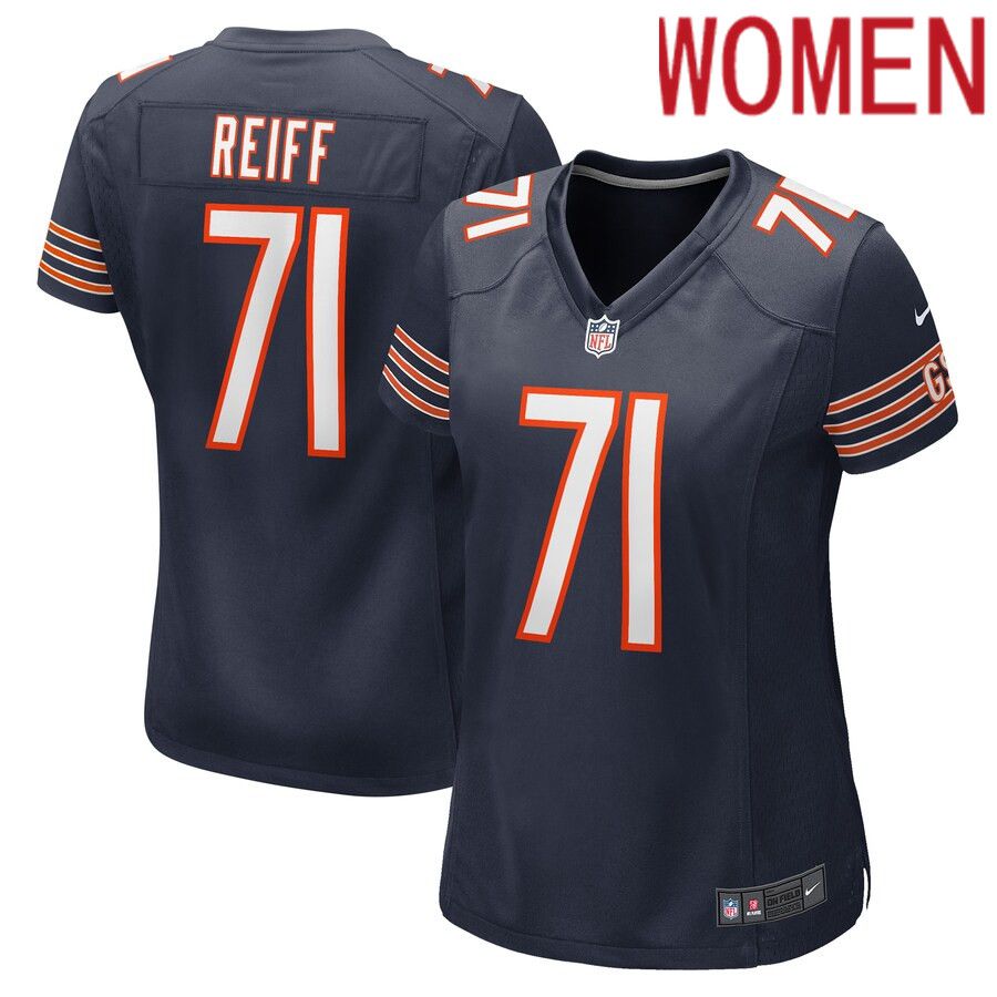 Women Chicago Bears 71 Mike Pennel Jr. Nike Navy Game Player NFL Jersey